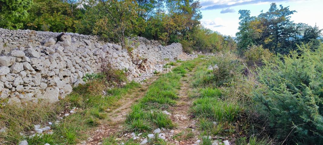 Mošćenička Draga - građevinsko zemljište s prekrasnim pogledom na more, 5. 500 m2