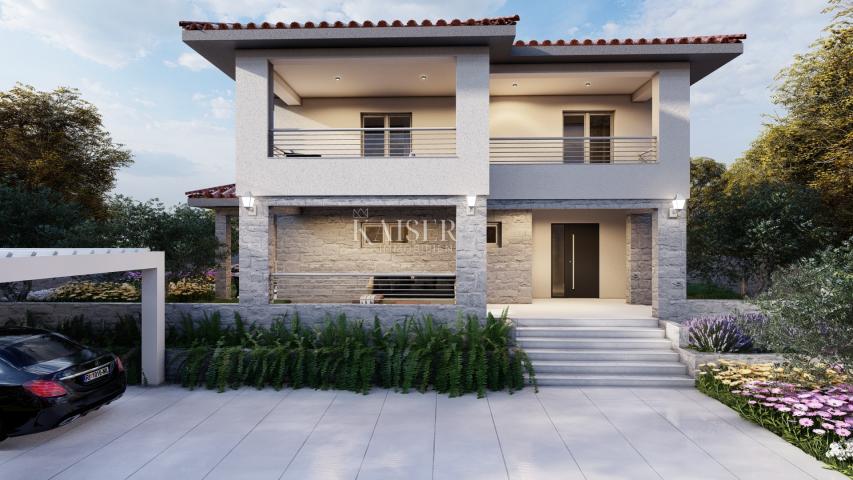 Otok Krk, Dobrinj okolica - ekskluzivna villa sa bazenom, 210m2