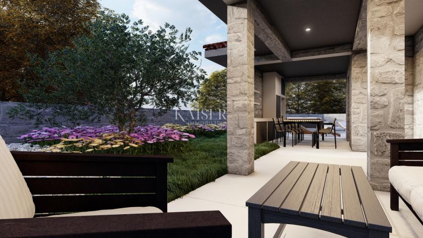 Otok Krk, Dobrinj okolica - ekskluzivna villa sa bazenom, 210m2