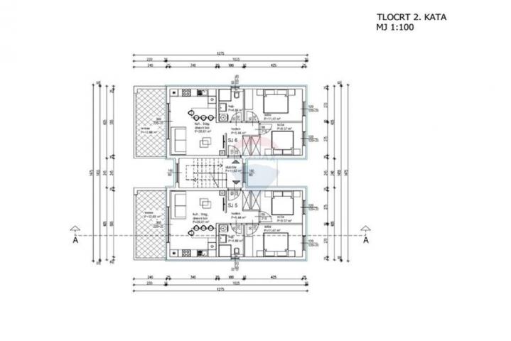 Apartment Pakoštane, 81,46m2