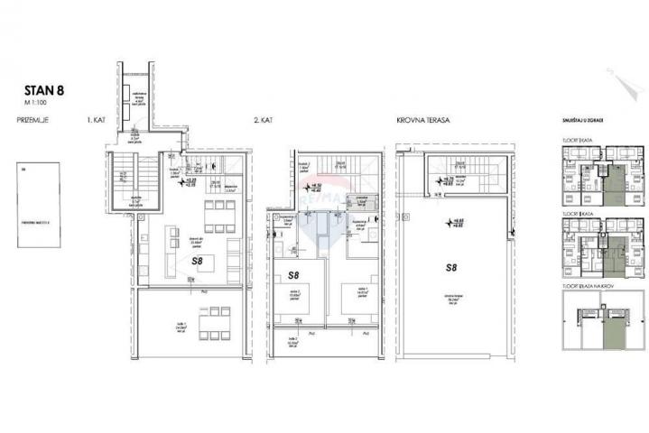 Wohnung Privlaka, 131,06m2