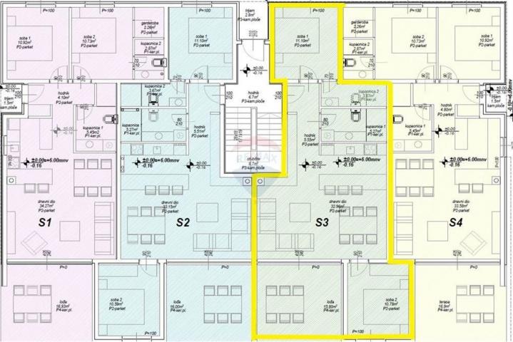 Wohnung Privlaka, 87,86m2