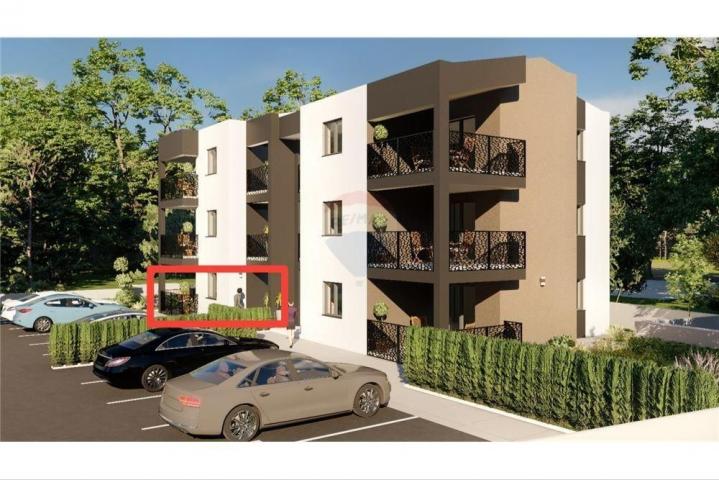 DVOSOBNI APARTMANI-700m OD MORA-VIR S1A Prizemlje