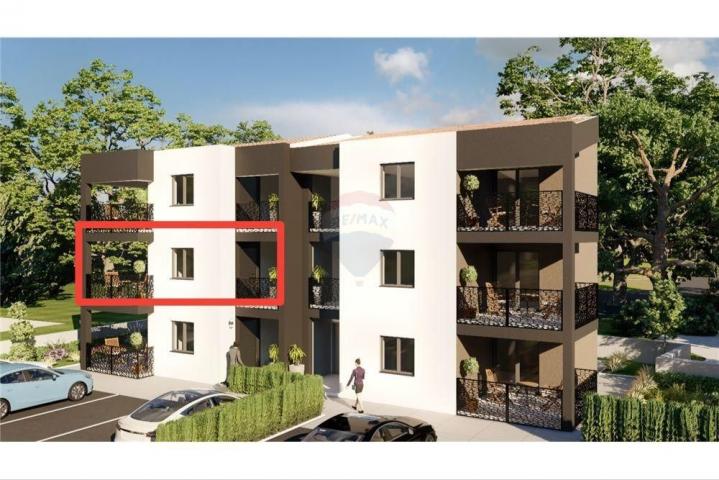 DVOSOBNI APARTMANI-700m OD MORA-VIR S2A Prvi kat