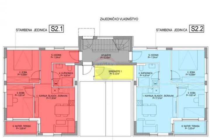 Wohnung Plovanija, Zadar, 65,88m2