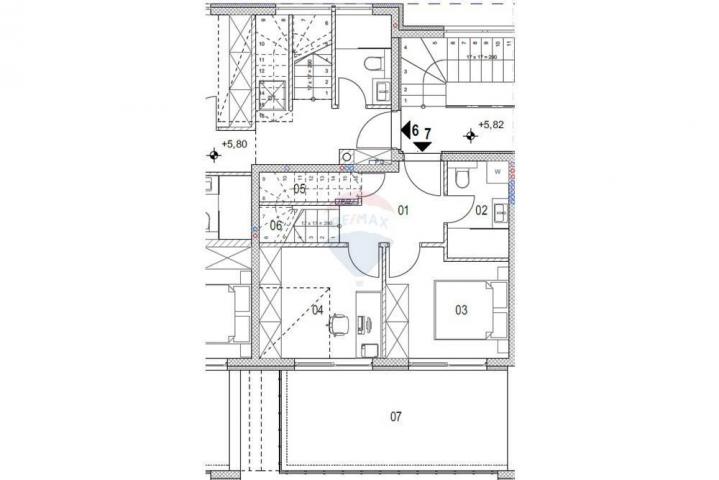 Wohnung Povljana, 93,96m2