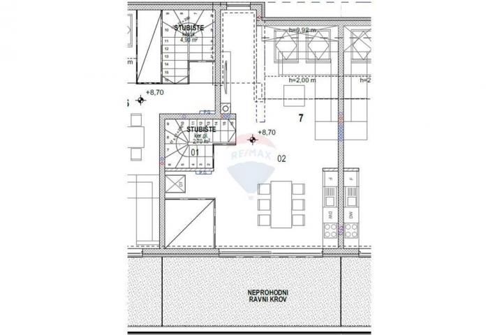 Wohnung Povljana, 93,96m2