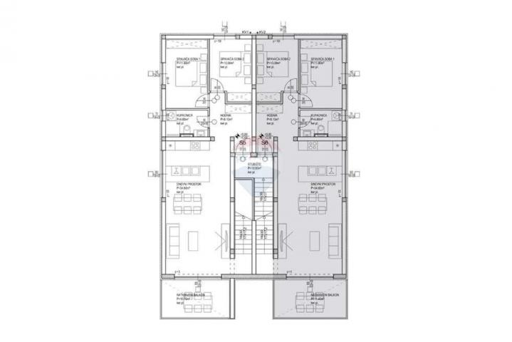 Wohnung Privlaka, 111,55m2