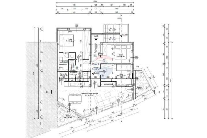 Wohnung Vir, 89,55m2