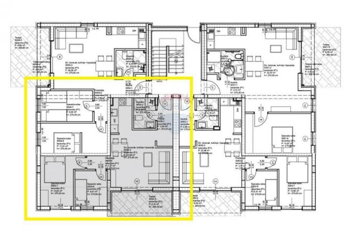 Wohnung Privlaka, 63,42m2