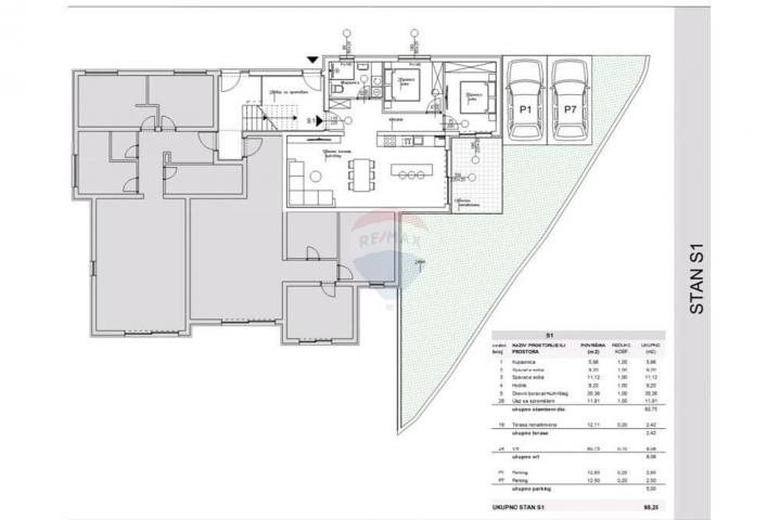 APARTMAN - VODICE -LUKSUZNA NOVOGRADNJA S1 -98. 25M