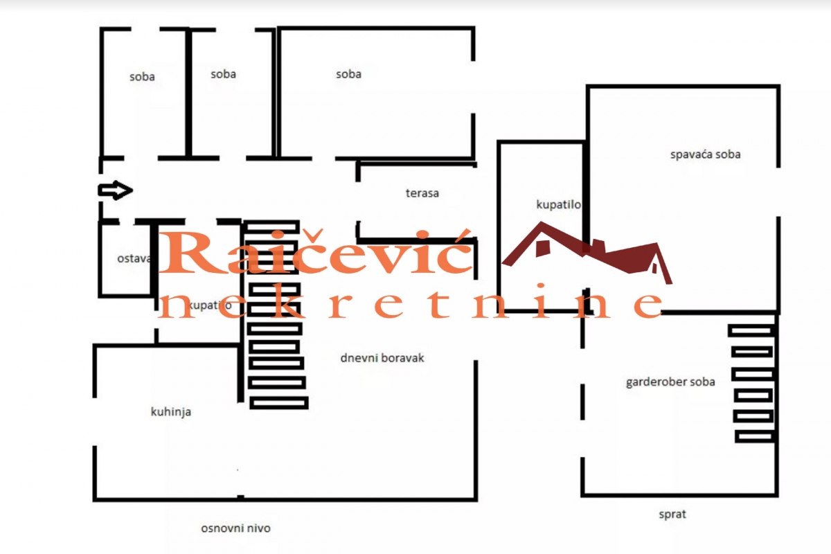 PALILULA HADZIPOPOVAC 132m2 , T , 363000e