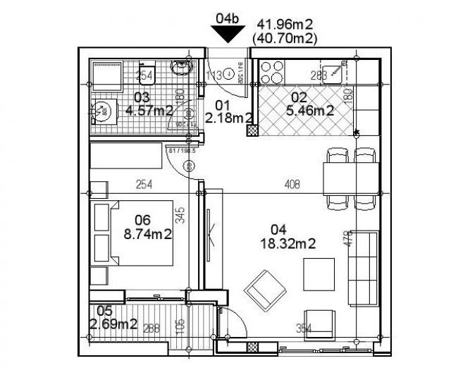 NOVI SAD - TELEP - 40. 70 m2