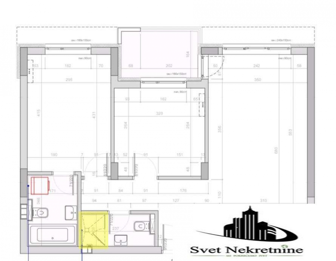 NOVI SAD - BULEVAR EVROPE - 63. 00 m2