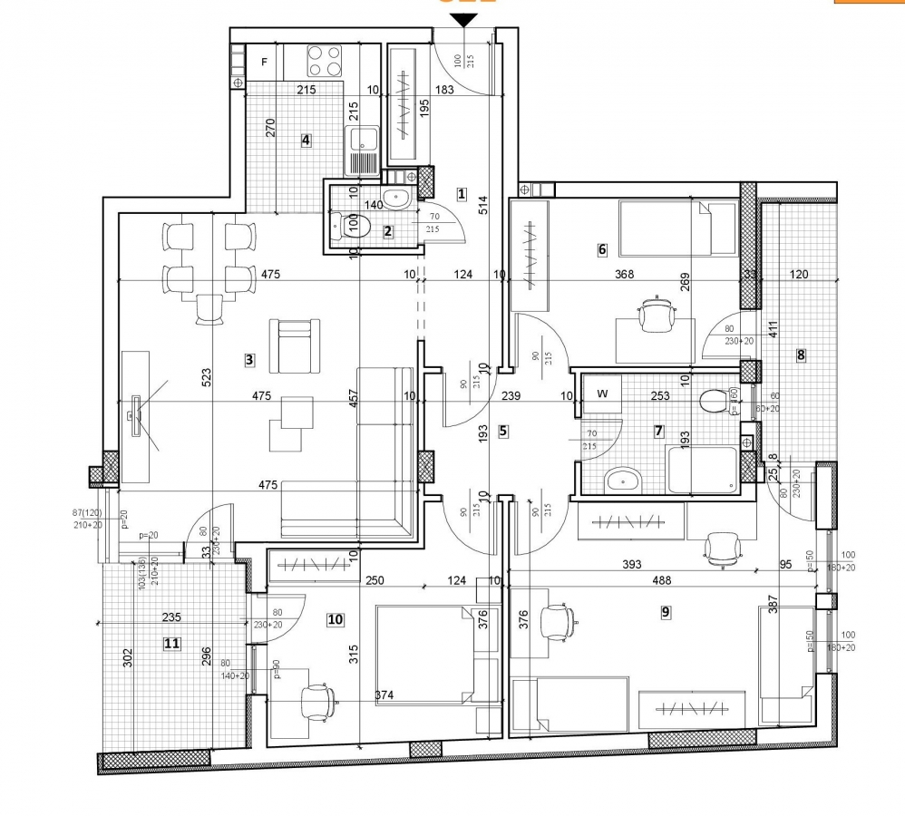 NOVI SAD - TELEP - 99. 90 m2