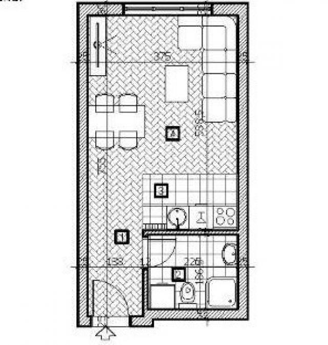 NOVI SAD - ADICE - 27. 39 m2