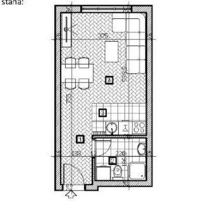 NOVI SAD - ADICE - 27. 39 m2