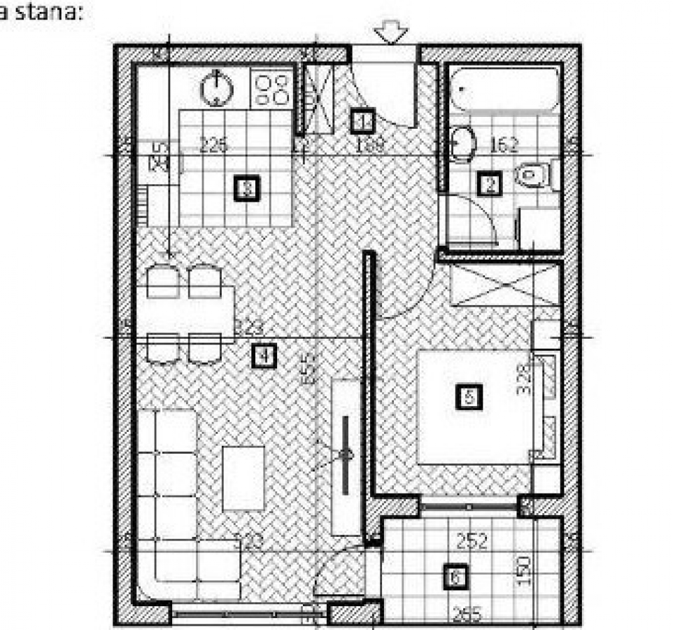 NOVI SAD - ADICE - 43. 40 m2