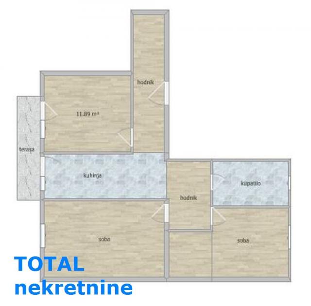 3 Trosoban stan NOVI SAD, 154500€