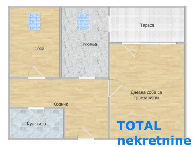 2 Dvosoban stan NOVI SAD, 97850€