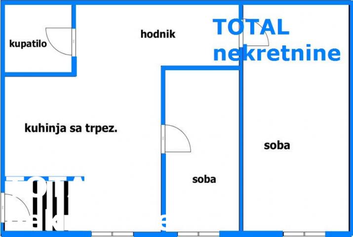 2 Dvosoban stan NOVI SAD, 90000€