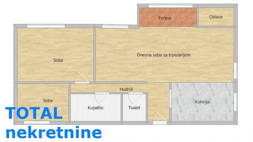 3 Trosoban stan NOVI SAD, 163770€