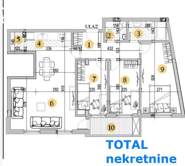 4 Četvorosoban stan NOVI SAD, 247200€