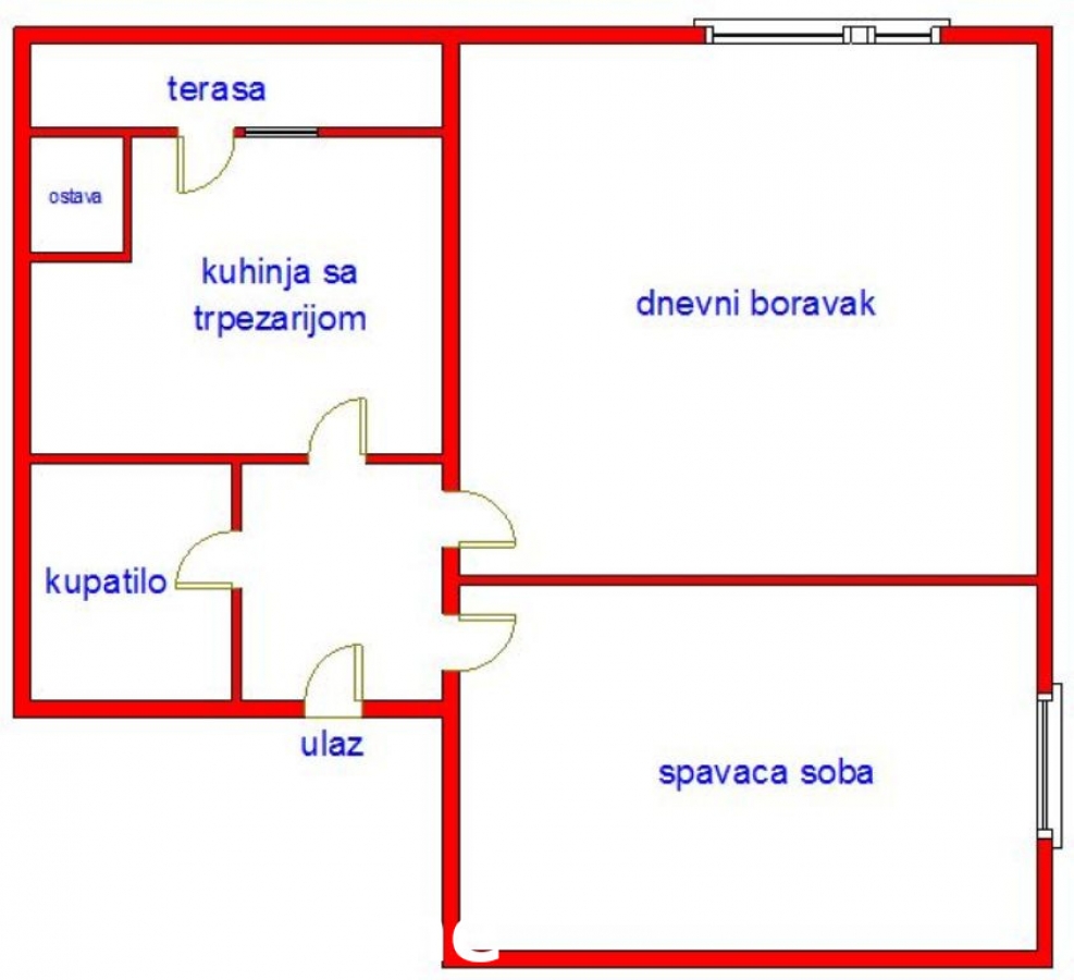 2 Dvosoban stan NOVI SAD, 108150€