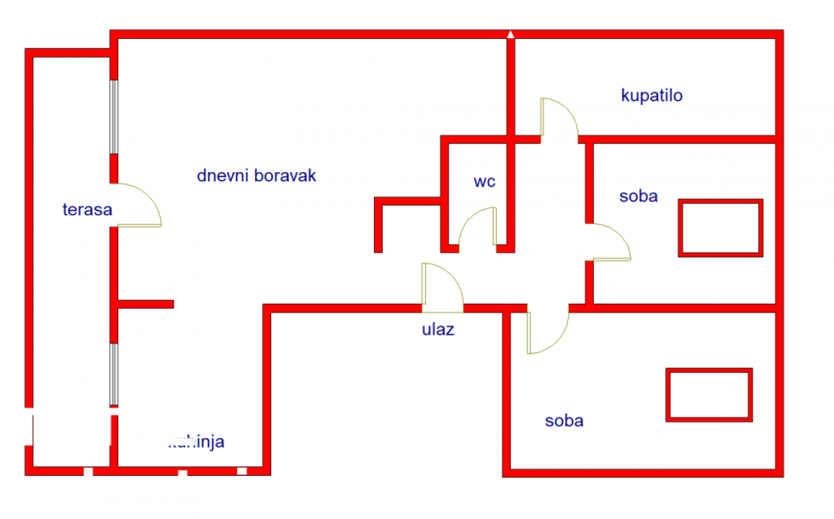 2. 5 Dvoiposoban stan NOVI SAD, 158360€