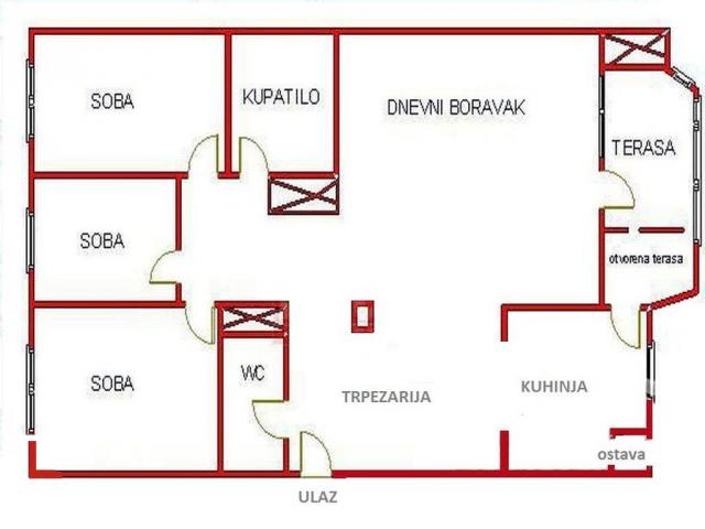 3. 5 Troiposoban stan NOVI SAD, 267800€