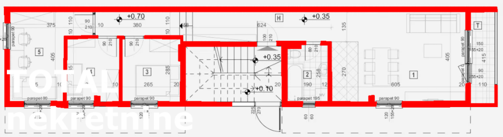 3. 5 Troiposoban stan NOVI SAD, 160880€