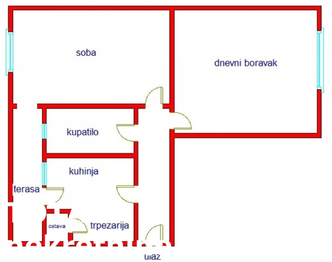 2 Dvosoban stan NOVI SAD, 150000€