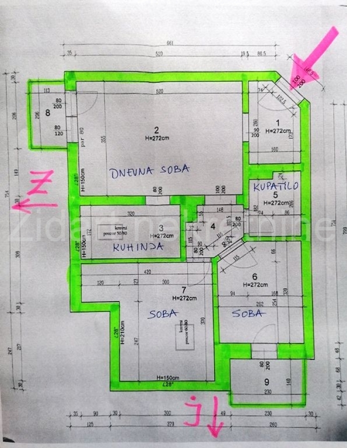 Odličan 3. 0 stan. Lepi zlatiborski pogledi, 2 terase