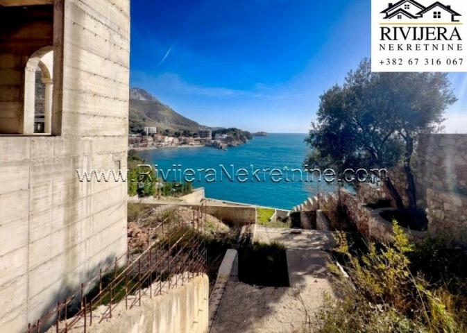 Prime location waterfront Villa in the under-construction Milocer Budva