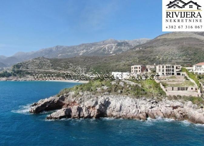 Prime location waterfront Villa in the under-construction Milocer Budva