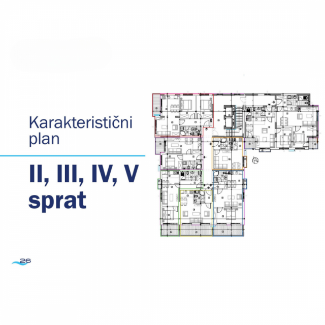 Apartments in construction 23 - 62 m2 in Bečići