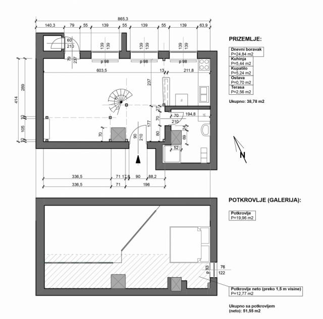 NOVO NASELJE, 44 m2, 90650€