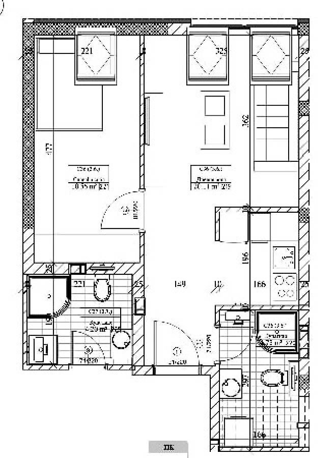 BULEVAR EVROPE, 35 m2, 87500€