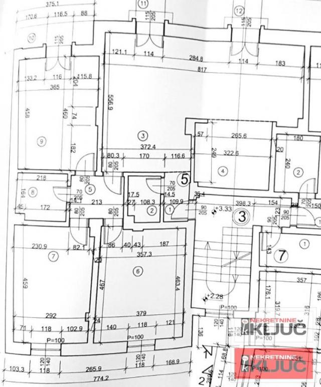 CENTAR, 104m2, Četvorosoban-PEŠAČKA ZONA