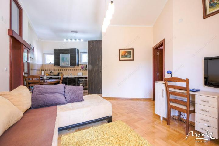 Penthouse sa 2 spavaće sobe na 1. liniji mora u blizini Porto Novog, Kumbor