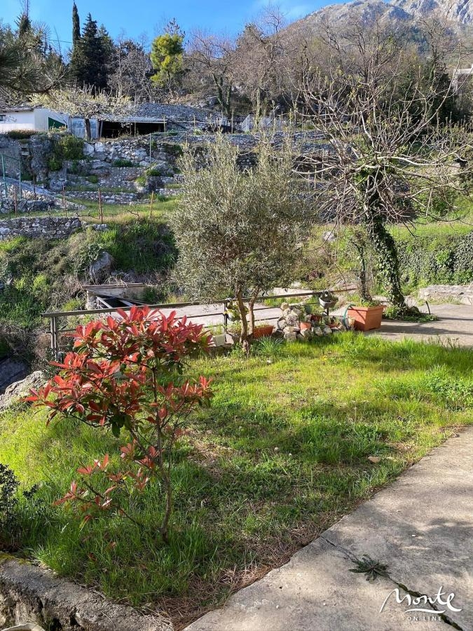 TROSPRATNA KUĆA SA SAUNOM I VELIKIM PLACEM U PREDGRAĐU BUDVE