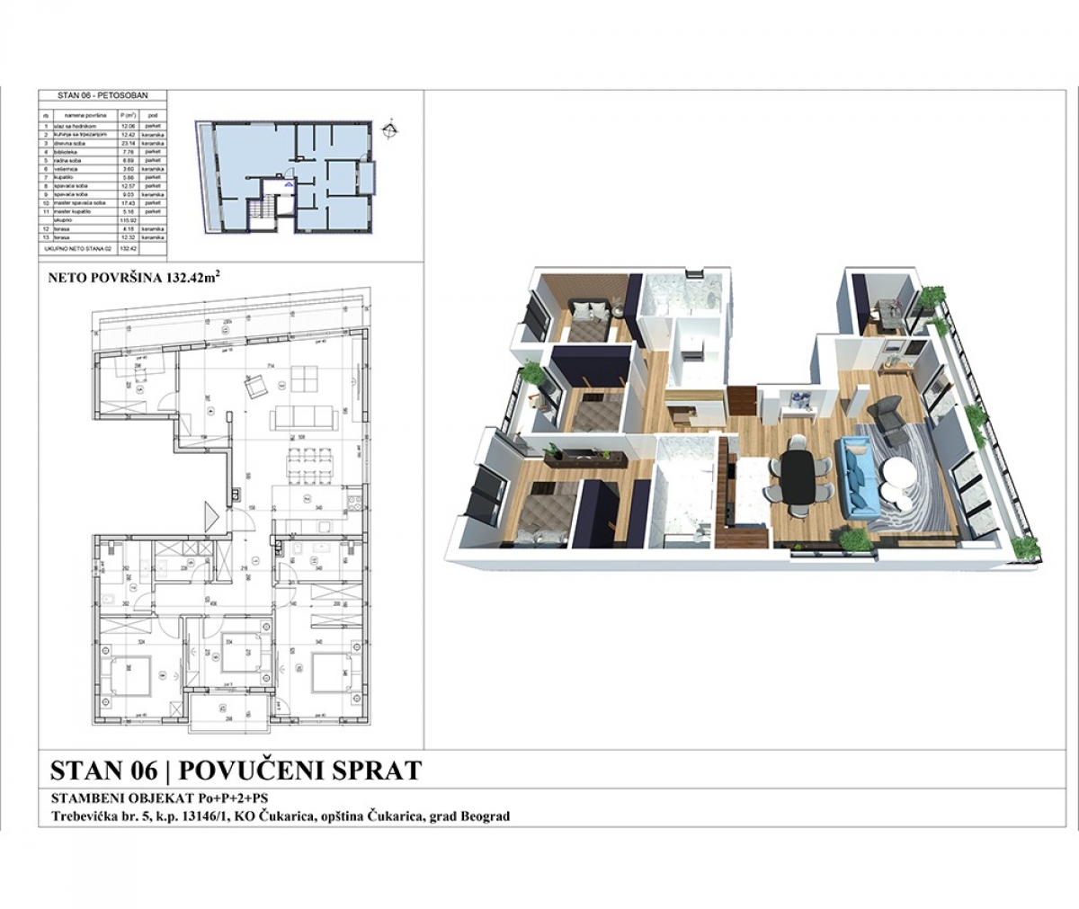 Novogradnja u Trebevićkoj, Banovo brdo, 210m²