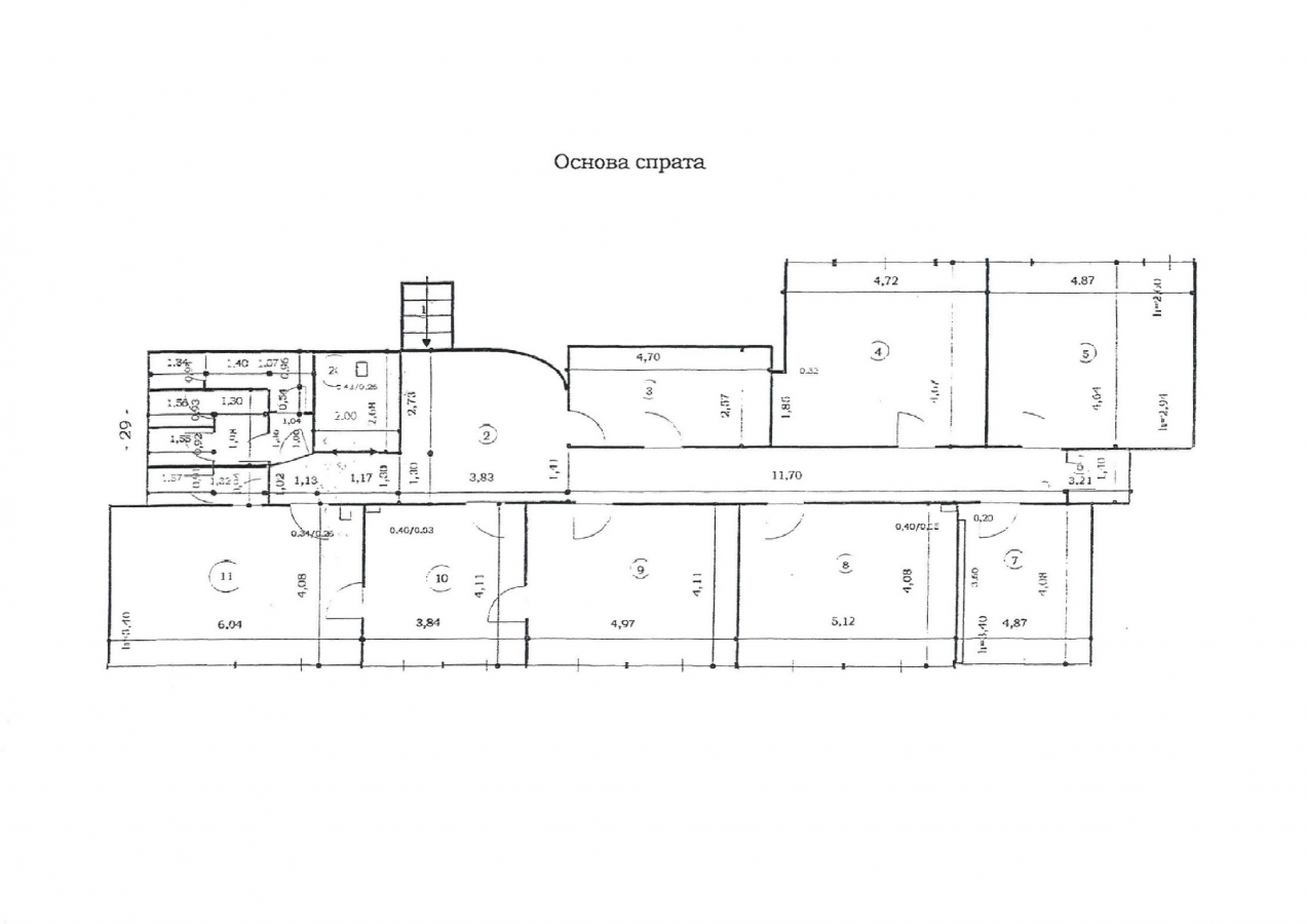 Ruzveltova, PP od 300m2, 11 kancelarija, u poslovnoj zgradi, renovirano ..  