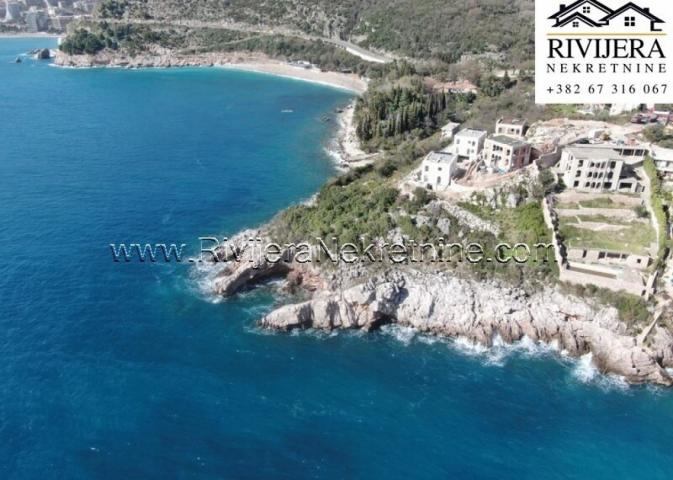 Prime location waterfront Villa in the under-construction Milocer Budva