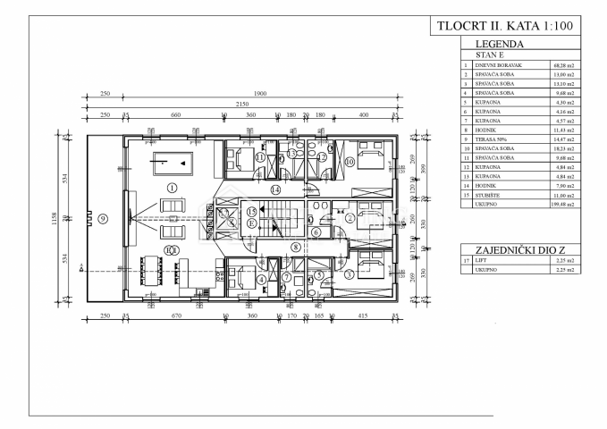 Porec, Luxus-Penthouse in einem Neubau 500 m vom Meer entfernt