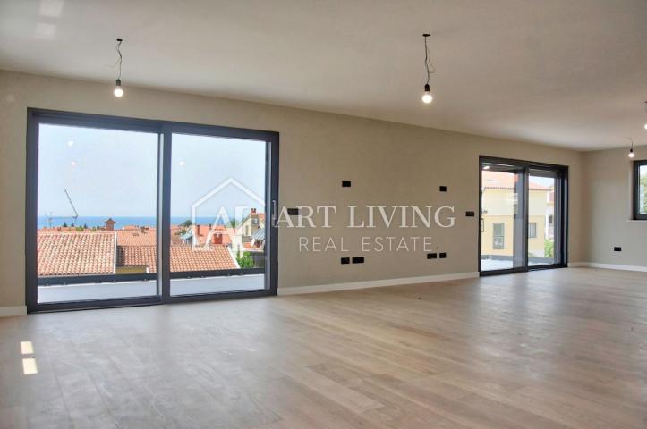 Porec, Luxus-Penthouse in einem Neubau 500 m vom Meer entfernt