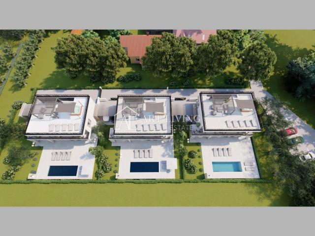 Poreč, eine luxuriöse Villa mit außergewöhnlichem Design, 300 m vom Meer entfernt