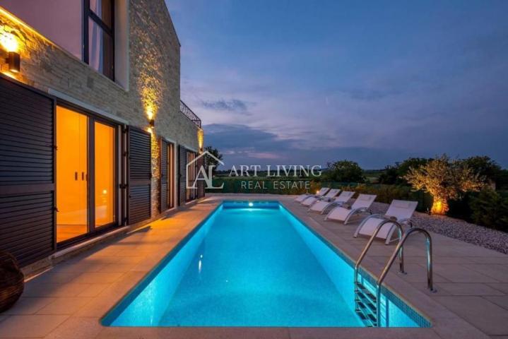 Novigrad-surroundings, charming villa with pool, newly built