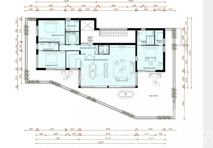 Poreč-Umgebung, Neubau, luxuriöses Penthouse mit Meerblick