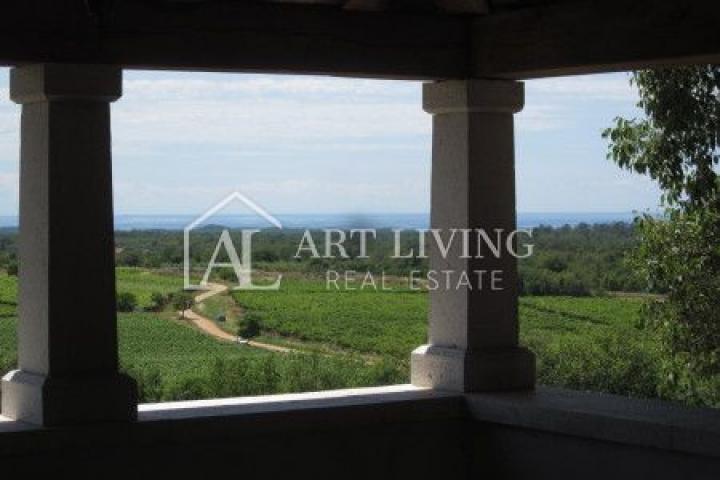 Poreć-surroundings, a beautiful estate with two autochthonous Istrian villas with a swimming pool on